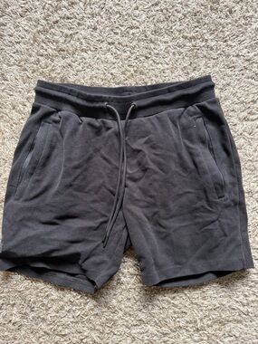 Alphalete Black Athletic Shorts Men’s Medium – Stretch Gym Training Shorts